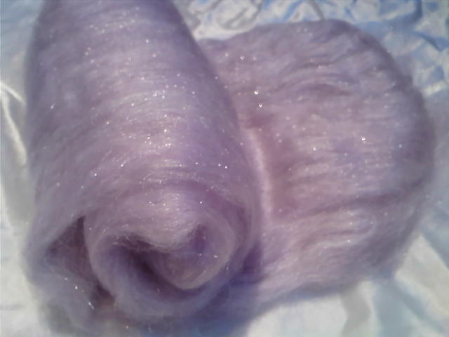 nappe cardée LILAS